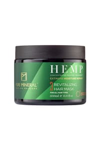 PURE MINERAL - Intensive Hanf-Haarmaske, 350 ml - weiß