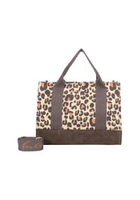 Fritzi aus Preußen Tote Bag Limited - Tote Bag Leo Camel aus robustem Canvas - Beige-Braun