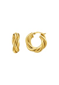 Thomas Sabo - Creolen gedrehtes Design - gelbgoldfarben