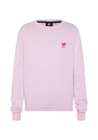 POLO SYLT - Strickpullover mit Label-Stickerei - 13-2806 Pink Lady