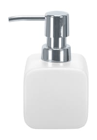 Kleine Wolke® - Kleine Wolke Seifenspender Cubic, weißedler Keramik-Seifen - weiß