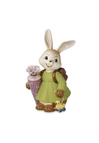 Goebel Figur Hasenmädchen Erster Schultag - Osterhasen - Bunt