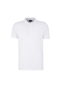 JOOP! JEANS - Herren Poloshirt - JJJ-02Ambrosio, kleines Logo, Baumwolle - Weiß
