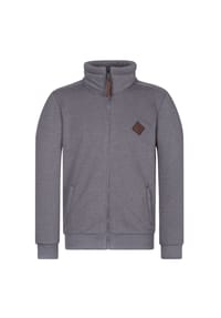 naketano - Sweatjacke, Stehkragen, für Herren - BEIGE MELANGE