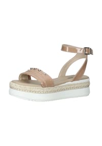 NeroGiardini - Leder Sandalen - Beige Lack