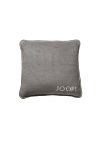 JOOP! MELANGE-DOUBLEFACE Kissen 50x50 cm, Silber-Natur - JOOP! MELANGE-DOUBLEFACE - Natur-Sand