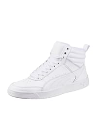 PUMA® - Sneaker "Rebound Street v2", Leder, für Herren - puma white-puma white