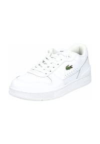 LACOSTE - Leder/Textil Sneaker - Weiß