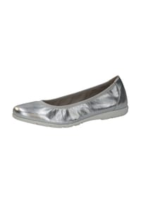 Caprice - Leder Ballerinas - Silber