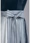 EDELNICE Midi Dirndl Veronika Samt Petrol Bild 9