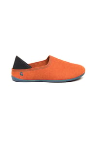 Gottstein - Hausschuh Wool Slip-On - Green orange