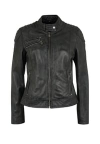 7eleven - Lederjacke Riviera im Biker-Look - antra