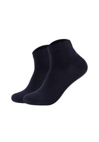 JOOP! - Unisex Quarter-Socken, 2er Pack - Premium Essential Organic Cotton Quarter, Logo, einfarbig - Anthrazit meliert