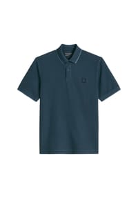 Marc O'Polo - Herren Poloshirt - POLO SHORT SLEEVE, Regular Fit, Piqué, Baumwolle - Blau (Dark Navy)