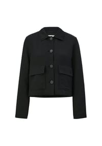 s.Oliver BLACK LABEL - Kastenjacke, Pattentaschen, für Damen - 9999  GREY/BLACK