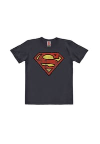 LOGOSHIRT® - T-Shirt Organic Kids DC Comics - Superman Logo - blue