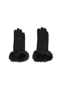 MANGUUN - Fingerhandschuhe Cortina, Kunstfell, für Damen - 0  KHAKI