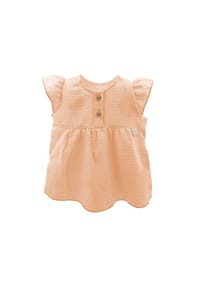 maximo® - GOTS BABY GIRL-Top Musselinstoff - altrosa