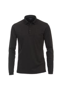 CASAMODA - Poloshirt, Langarm, Brusttasche, für Herren - 102 102 BLAU