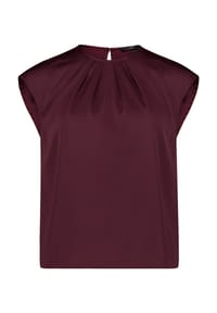 zero - Shirtbluse, Kurzarm, für Damen - 4685 DARK AUBERGI