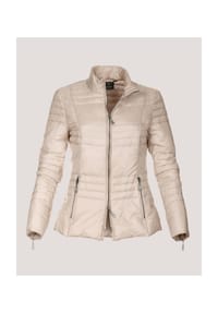 MADELEINE - Leichte Steppjacke mit Stehkragen - berber