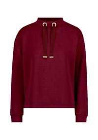 BETTY & CO - Sweatshirt mit Stehkragen - braun