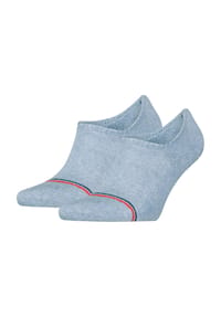 TOMMY HILFIGER - Sneakersocken, Kontraststreifen, 2er-Pack - 001 WHITE