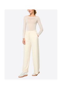 nur die - Sweatpants Wide - hellbeige