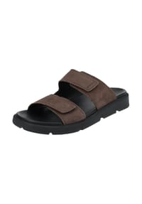 GEOX - Leder Pantoletten - Coffee