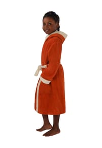 normani® - Frottee Kinderbademantel aus Bio-Baumwolle - Blau