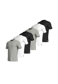 adidas - Unterhemd / Shirt Kurzarm 6er Pack Active Core Cotton - Mehrfarbig