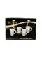 COFI Sunay 6er Gläser-Set mit Henkel Gold Umrandung 203 ml Transparent Bild 14