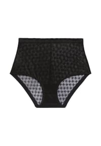 SIMONE PÉRÈLE - Maxi Slip Plume - Schwarz