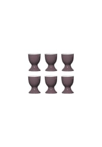 Ritzenhoff & Breker Eierbecher Doppio ø 5 cm 6er Set - DOPPIO - anthrazit