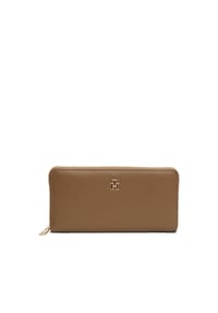 TOMMY HILFIGER - Clutch, Emblem, für Damen - NORDIC TAUPE