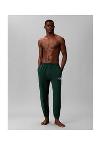 Calvin Klein - Schlafanzughose, Logo, für Herren - L6L GREEN
