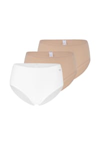 Speidel. - Maxi Slip 3er-Pack Softfeeling - Beige / weiß