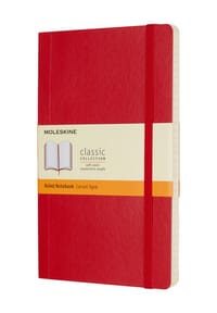 MOLESKINE® - Notizbuch "Classic Large", A5, liniert, Softcover - SCHARLACHROT