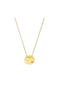 CELESTA® - Damen Kette mit Anhänger, 375er Gelbgold - GOLD