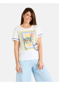 LIEBLINGSSTÜCK - Damen T-Shirt aus Baumwolle PaulaL - 110-offwhite