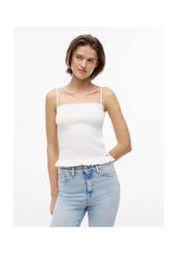 TOMMY Jeans - Top, Spaghettiträger, für Damen - YBH WHITE