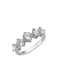 GIORGIO MARTELLO MILANO - Ring mit weißen Zirkonia, Silber 925 - weiß