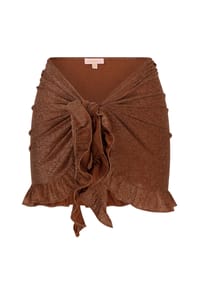 MODA MINX - Sarong Lumiere mit tollem Schimmer - Caramel