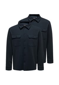 ONLY & SONS - Hemdjacke / Overshirt 2er Pack Newkodyl - Castor gray