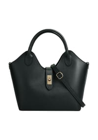 forty° - Shopper LANVERRA - M Echt Leder, Made In Italy - dunkelbraun