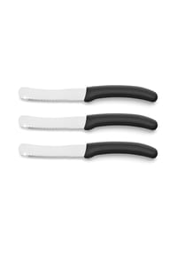 kuppels 3-tlg. Frühstücksmesser Set - Solingen - schwarz