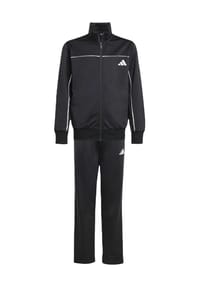 adidas - Trainingsanzug, Stehkragen, für Kinder - 0 BLACK/WHITE