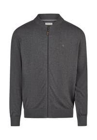 redmond - Strickjacke Basic - Dunkelgrau