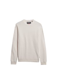 Superdry. - Herren Strickpullover - Cotton Texture Jumper, Pullover, Rundhals, einfarbig - Dunkelblau