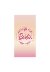 Barbie - Barbie Baumwollhandtuch Badehandtuch Strandtuch 70x140 cm aus Baumwoll - Pink 70x140cm